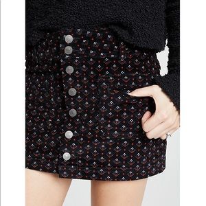 Free People Corduroy Joanie Cord Skirt